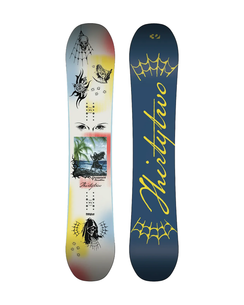 Thirtytwo Permanent Vacation - White - 154 snowboard