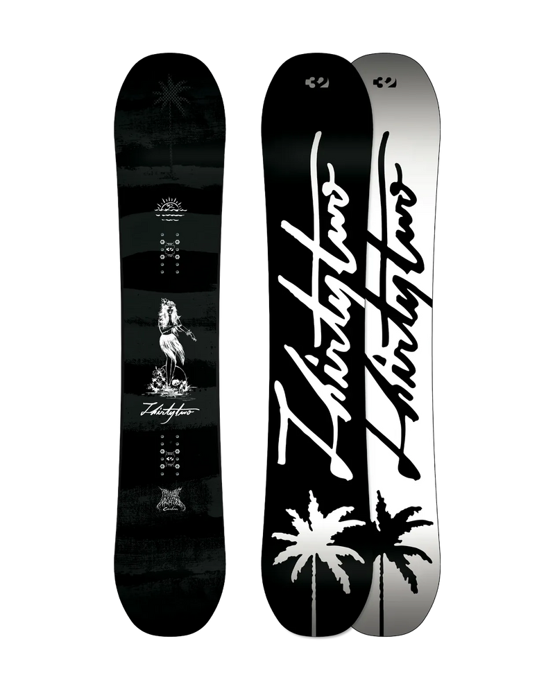 Thirtytwo Permanent Vacation Carbon - Black - 158 snowboard
