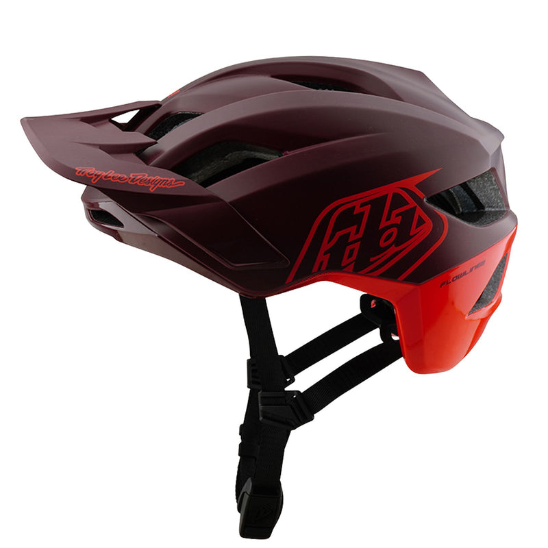 Troy Lee Designs FLOWLINE SE HELMET; BADGE MAROON MD/LG