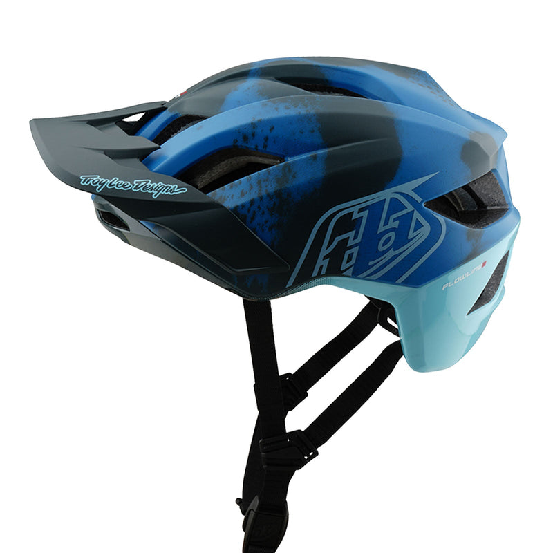 Troy Lee Designs FLOWLINE SE HELMET; BADGE CAMO BLUE XL/2X